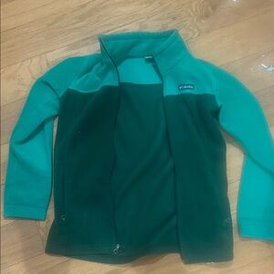 Columbia kids Two-Tone Green Fleece Jacket